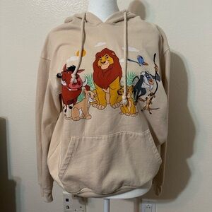 Disney Beige Lion King Crewneck Sweatshirt - Men's
